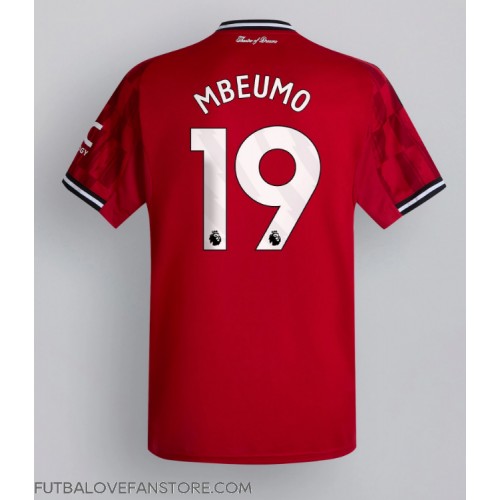 Manchester United Bryan Mbeumo #19 Domáci futbalový dres 2025-26 Krátky Rukáv Manchester United Bryan Mbeumo #19 Domáci futbalový dres 2025-26 Krátky Rukáv
